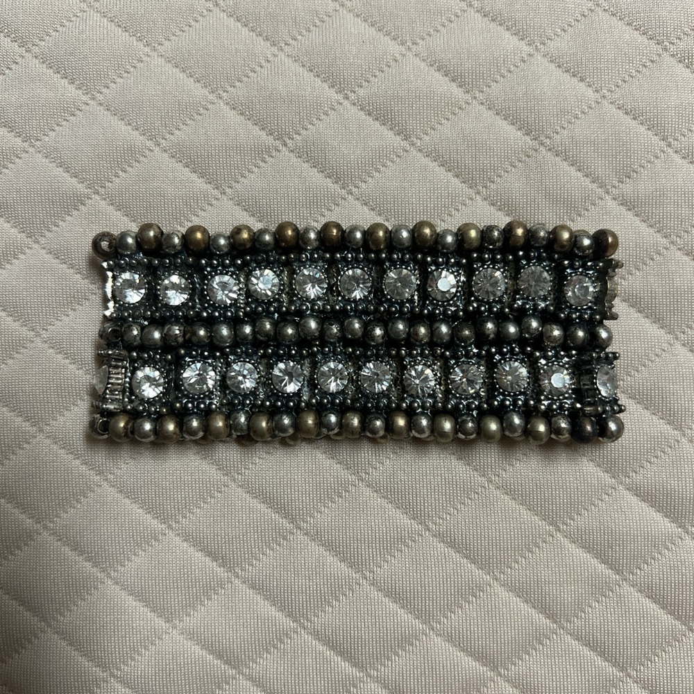 Silver-Tone Stretch Bracelet